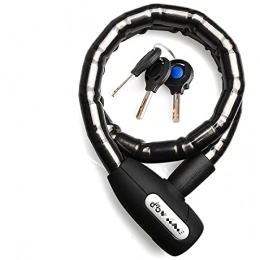 LUOLUOSM Accessories LUOLUOSM Bike Lock Anti Theft Cable Lock 0.85M Waterproof Cycling Security Lock With Illuminated Key