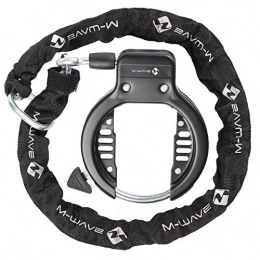 M-Wave Bike Lock M-Wave Unisex Adult Ring Chain Frame Lock - Black, N / A