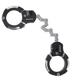 Master Lock Accessories Master Lock Unisex's Certified Cuffs, Bike Lock, Silver, Large