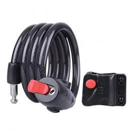 MDZZ Bike Lock Mdzz Bike Lock, Bike Locks Cable Lock Coiled Secure Keys Bike Cable Lock with Mounting Bracket