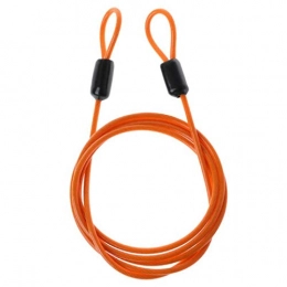 MEELLION Bike Lock MEELLION Bike Lock, Bicycle Lock Steel Wire Cable 1m Anti Theft Safety Loop Cycling Bike Protector Accessories 3 Colors Love of a lifetime (Color : Orange)