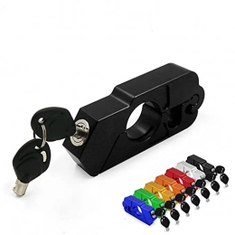 COBIKE Accessories Motorcycle Grip Lock Handlebar Throttle Security Lock Anti-Theft Scooters fit for ATV Motorcycles Dirt Street Bike (Black)