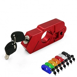 COBIKE Accessories Motorcycle Grip Lock Handlebar Throttle Security Lock Anti-Theft Scooters fit for ATV Motorcycles Dirt Street Bike (Red)