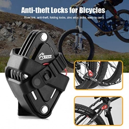 WFSM Accessories Mountain Road Bike Bicycle Wheel Lock Strong Security Anti-Theft Bracket Bicycle Lock As Show