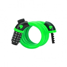 MTXD Bike Lock MTXD Bicycle Lock Code Key Locks Bike Cycling Password Combination Security Steel Wire Locks Bicycle Accessories Multicolor 1.2-1.8m F12.19 (Color : Green(120m))