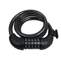 MXBC Bike Lock MXBC Bike Bicycle Cycling Riding Password Lock 5 Number Safety MTB Bike Coded Combination Cable Lock 12 * 1200mm Bike Chain Lock