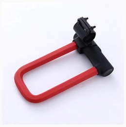 MyWheelieBin Accessories MyWheelieBin Silicone Anti-theft U-shaped Bicycle Lock For Motorcycle 223 * 123mm red