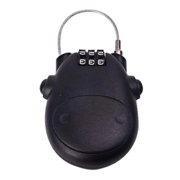 OIUYT Accessories OIUYT Multifunction lock, Password Padlock Suitcase Luggage Cabinet Door Metal Code Lock Retractable Bike Motorbike Lock Bike Chain Lock (Color : Gray) (Black)