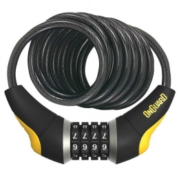 ONGUARD Accessories On-Guard Doberman-8031 Combo Coil Lock - Black, 18.5 x 1.2 cm