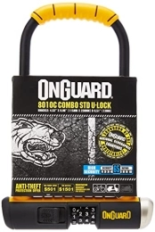 ONGUARD Accessories Onguard Bulldog Combo DT-8012C Combo Shackle Lock, Black, 11.5 x 23.0 cm