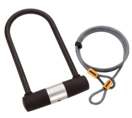 On-Guard Accessories OnGuard Bulldog DT 5012 Bicycle U-Lock and Extra Security Cable