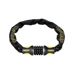 On-Guard Accessories Onguard Combo Chain Lock, Black, 4' x 4mm