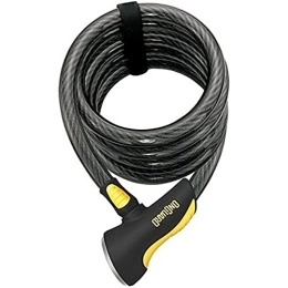 ONGUARD Accessories ONGUARD Dobermann Spiral Cable Lock, Black, 28 x 2 x 2 cm
