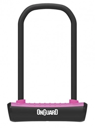 On-Guard Accessories Onguard Neon U-Lock Unisex Adult Lock, Pink, 115 x 230 mm - 11 mm