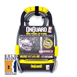 ONGUARD Bike Lock ONGUARD Pitbull DT 8005 Bike Lock & Cable (Sold Secure Gold)