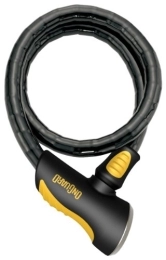 ONGUARD Bike Lock ONGUARD Rottweiler Armored Coil Cable Lock (Black, 100 cm x 20 mm)