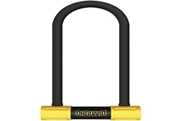 On-Guard Accessories Onguard Smart Alarm U-Lock Unisex Adult Lock, Black / Yellow, 124 x 208 mm – 16 mm