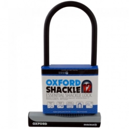 Oxford  Oxford U-Lock Essential Shackle Lock - Black, 32 cm
