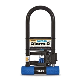 Oxford  Oxford Unisex D Max Alarmed Shackle, Black / Blue, One Size