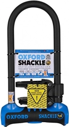Oxford Accessories Oxford Unisex's Shackle 14 U-Lock, Blue, 320 mm x 177 mm