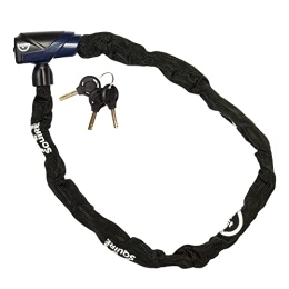 P4B Bike Lock P4B Bicycle Chain Lock - 900 mm Long | Bicycle Lock with Key | Made of Hardened Special Steel | Bicycle Lock Chain Lock 900 L - 90 cm - Black