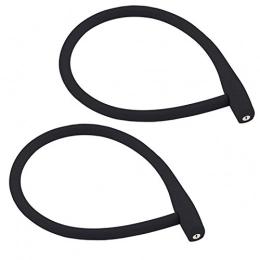 KNOG Accessories Pair of Knog Kransky Anti-Theft Bike Cable Locks 88cm - Black x2