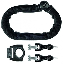 Pinhead Accessories Pinhead Unisex's City Bicycle Lock Set, Black, One Size