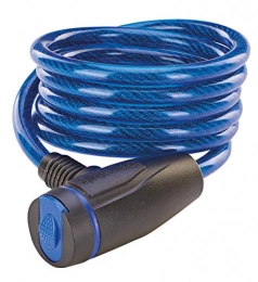 Prophete  Prophete Unisex - Adults Spiral Cable Lock Set, 3 Pieces, Laser Cut Technology, Size: 150 cm, 8 mm, Multi-Colour, One Size