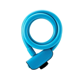 PURRL Bike Lock PURRL Bike Lock, Bike Locks Cable Lock Coiled Secure Keys Bike Cable Lock With Mounting Bracket (Color : Blue) little surprise