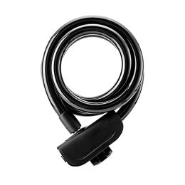 PURRL Bike Lock PURRL Bike Lock Cable, Bike Cable Lock With Keys High Security Cable Lock Coiled Bike Locks With Mounting Bracket。 (Color : Black, Size : 12mm-1.2m) little surprise