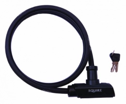 Raleigh Accessories Raleigh Squire Mako Flexible Cable Lock - Black, 180 x 1.4 cm