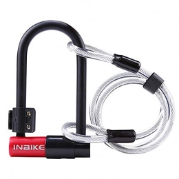 Rieassso Bike Lock Rieassso Anti-theft Blocks Accessories U Shape Portable Cycling Alloy Outdoor With Keys Chain Protection Bicycle Lock Anti Hydraulic