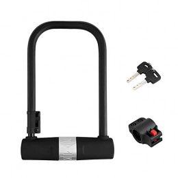 Rieassso Accessories Rieassso Universal Bike U-Shaped Lock Cycling Security Carbon Steel Anti-theft Bicycle Lock Motorcycle MTB Accessories Locks Tools
