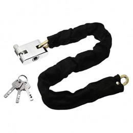 RXLGJW Accessories RXLGJW Bicycle Lock Anti Theft Outdoor Bike Chain Lock Security Reinforced Metal Heavy Motorbike Motorcycle Chain Locks (Color : 60CM)