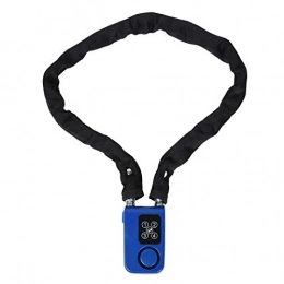 SALUTUYA Accessories SALUTUYA Durable Lock Bike Chain Lock IP55 Waterproof Anti-theft Bike Door Code Chain Lock, with Digital Control Panel(blue)