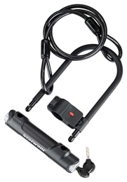 Schwinn Accessories Schwinn Unisex's Max U-Lock with Cable Bike, Black, 4 Foot / 10mm