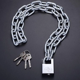tooloflife Bike Lock Security Bike Chain Lock, for Motorcycles, Bikes, Security Chain Lock 6mm Noose Security Chain Lock，1m