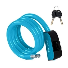 SEESEE.U Accessories SEESEE.U Folding Bike Lock, Bicycle Chain Cycling Lock Portable Cycle Lock [1.2 m Coiling Cable] Alloy Steel Heavy Duty Security Anti-Theft Bicycle Lock with 2 Keys