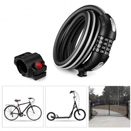 SGSG Accessories SGSG Bike Lock Combination 4 digit, Anti-theft Locks with Mounting Bracket High Security Heavy Duty Bicycle Bike Lock for Outdoor Bike and Gate Fence Garage Glass Door Tools