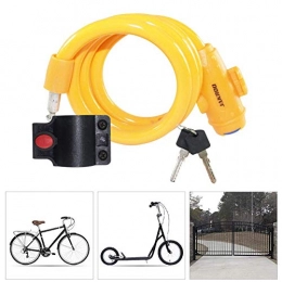 SGSG Accessories SGSG Bike Lock High Security, Anti-theft Locks with Mounting Bracket Dust Cover Design High Quanlity Heavy Duty Bicycle Bike Chain Lock for Outdoor Bike Gate Fence Garage