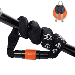 SGSG Accessories SGSG Heavy Duty Bike Lock, 2 Keys High Security Bicycle Lock Not Easy to Rust Anti-Theft Cycling Chain Lock, Universal for Kids Adults Bike Motorcycles Gates Fences, 95cm