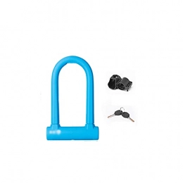 SHUTING2020 Bike Lock SHUTING2020 Cable Lock Bike Lock Luggage Lock Motorcycle Electric Car Lock With Mounting Bracket Key (Color : Blue)