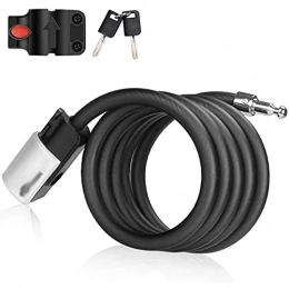 SJSF Y Bike Lock SJSF Y Bike Lock Cable Key 1.2 M Coiling Cable Ideal for Bike, Electric Bike, Skateboards, Strollers, Lawnmowers And Other Outdoor Equipments