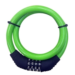SlimpleStudio Bike Lock SlimpleStudio Bike Lock Anti Theft Bicycle Code Lock With Mount MTB Road Bike Lock Password -Digit Password Safety Bike Locker Bicycle Lock Cycle Locks-black bicycle lock (Color : Green)