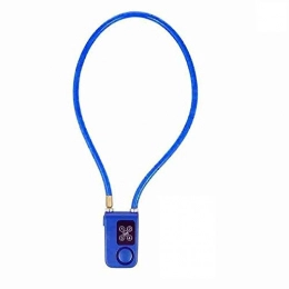 SlimpleStudio Bike Lock SlimpleStudio Bike Lock Foldable Bike Lock Remote Electric Bike Scooter Cable Lock Anti-theft Steel Chain Mtb Accessories Portable Foldable Bike Lock-yellow bicycle lock (Color : Blue)