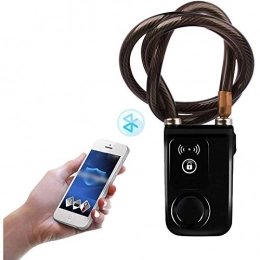 Samine Accessories Smart Bluetooth Bicycle Lock Bike Anti Theft 110db Alarm Waterproof App