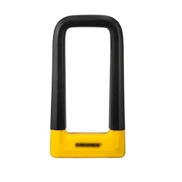 SOEN Accessories SOEN Bike Lock Bike Locks Electric Bike Lock Security Bicycle Lock With Keys Bicycle Lock Fixing Bracket U-lock Yellow 4.3inx8.2in U-lock Heavy Duty