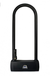 Squire Bike Lock Squire Unisex's HAMMERHEAD 290 Key Operated Sold Secure D Shackle Lock, Black, 290MM