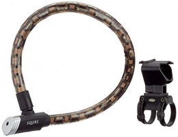 Squire Bike Lock Squire Unisex's Mako Conger Combination Chain Lock-Black, 2.5 x 90 cm