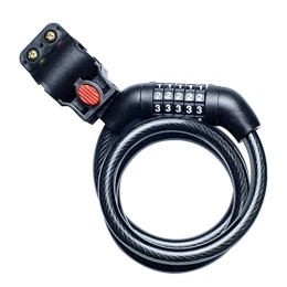 StarLbiswors Accessories StarLbiswors Bike Lock Cable, 5 Digit Resettable Combination Bike Cable Lock, Bike Lock with Mount, Kids Bike Lock, Bike Locks Heavy Duty Anti Theft, 4 feet Long is Safer and More Convenient.